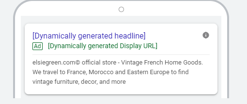 Dynamic Search Ads